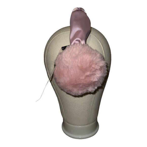 INC International Concepts Knot-Headband Faux-Fur Earmuff Blush Pink One Size - Picture 5 of 8